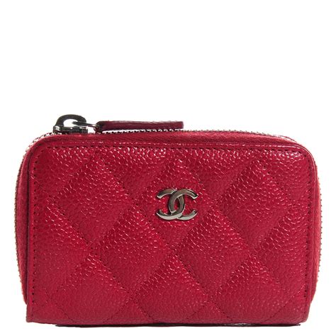 chanel quilted caviar coin purse